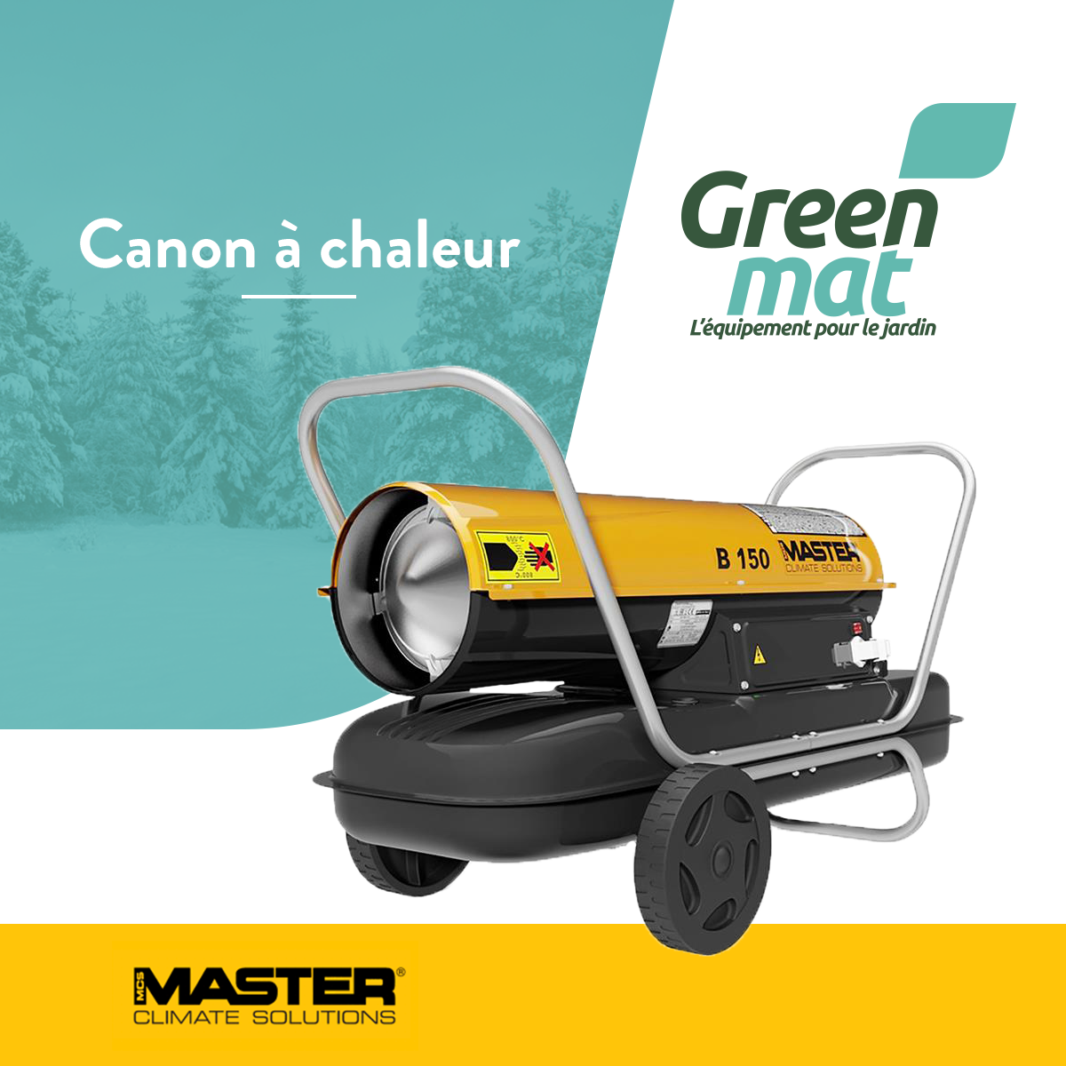 Canon à chaleur MASTER B150 CED